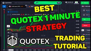 Best Quotex strategy 1 minute | Binary options strategy | Quotex trading strategy tutorial