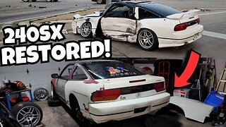 Last Body Panel Welded onto my Project 240sx + Restoration Recap