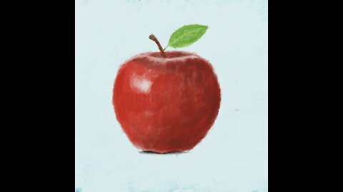 How to draw apple #3
