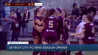 Detroit City FC women's team wins season opener