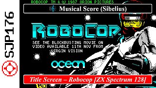 Title Screen – Robocop [ZX Spectrum 128] – Jonathan Dunn | Musical Score (Sibelius)