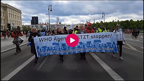 20.04.2024 WHO-Pandemievertrag verhindern Demo Alexanderplatz - Berlin