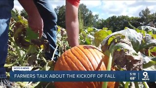 Local farmers preparing crops for fall season