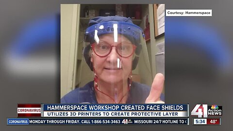 Hammerspace Workshop creates face shields