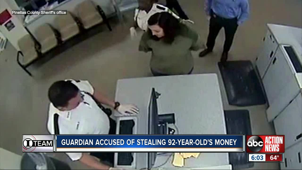 Pinellas County guardian accused of stealing 92-year-old's money