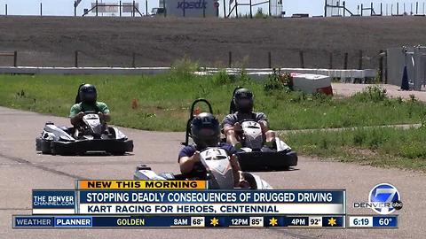 Go-kart racing for heroes and victims of DUI in Centennial
