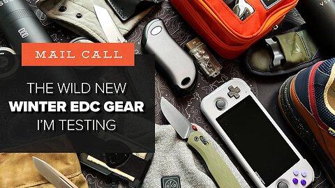 Some Wild New WINTER EDC GEAR I'm Testing - 17 Items You Haven't Seen!