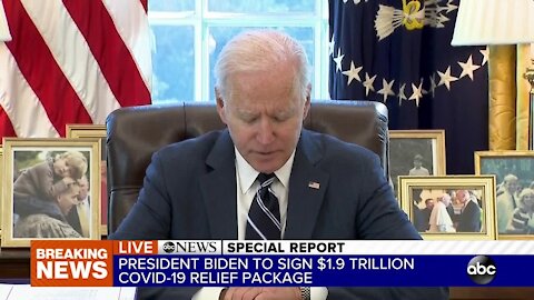 President Biden signs $1.9T stimulus package