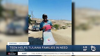Local teen helps Tijuana families in need