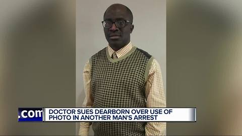 Doctor sues Dearborn over use of photo in another man's arrest