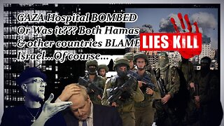 GAZA HOSPITAL, MEDIA LIED, BLAMES ISRAEL...