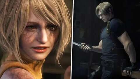 Resident Evil 4 Remake - Ashley being carried away vs original Full-HD 60fps