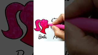 How to Draw and Paint Barbie and Ken's Silhouette