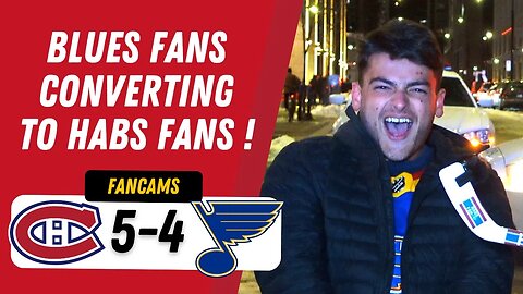 BLUES FANS CONVERTING TO HABS FANS ! | MTL 5-4 STL