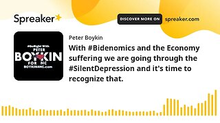 With #Bidenomics and the Economy suffering we are going through the #SilentDepression and it's time