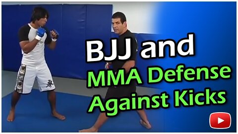 Brazilian Jiu Jitsu MMA - Defense Against Kicks - Master Marcus Vinicius Di Lucia