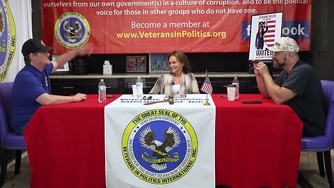 Staci Maione founder of Agape Rescue Children on the Veterans In Politics video Internet talk-show