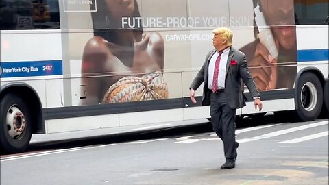 Part 1: DONALD TRUMP (Neil(40 = RV) directing traffic outside TRUMP TOWER (169 The Great Awakening)