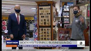 As Nation Collapses, Biden Shuffles & Mumbles At The Hardware Store