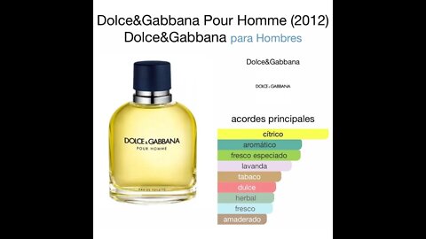 Fragancia que mejor huele - Dolce & Gabbana pour Homme