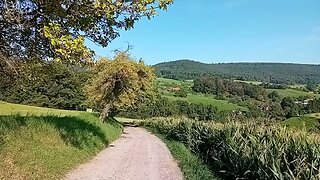 Landidyll im Odenwald, Spätsommer-Idylle im September 2023 im Ostertal /Late Summer in rural Germany