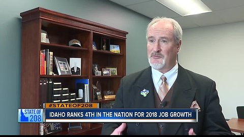 #STATEOF208: Idaho ranks 4th in the nation for job growth, 2017-2018