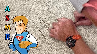 ASMR 17 minutes of carpet patching