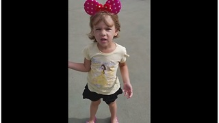 Little Girl Is Over The Moon After Disney World Surprise
