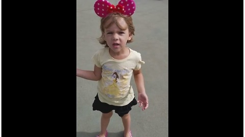 Little Girl Is Over The Moon After Disney World Surprise