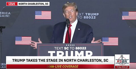 President Donald Trump North Charleston, South Carolina Rally 2/14/24