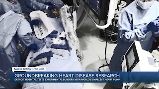 Local hospital tests world's smallest heart pump that could change future of heart surgery