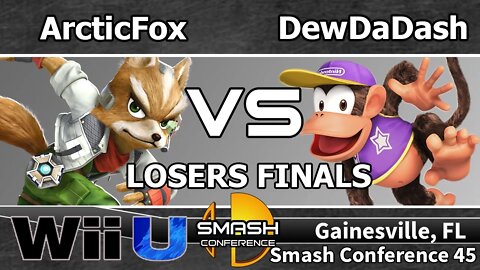 ArcticFox (Fox) vs. DewDaDash (Diddy) - SSB4 Losers Finals - SC45