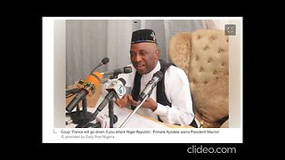 Niger Primate Ayodele Warns French President Macron #niger #macron #france #africa
