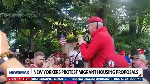 New Yorkers protest migrant housing proposals