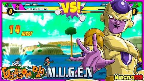 Goku & Super 17 Vs. Golden Freeza & Trunks SSJ Sword - Dragon Ball M.U.G.E.N