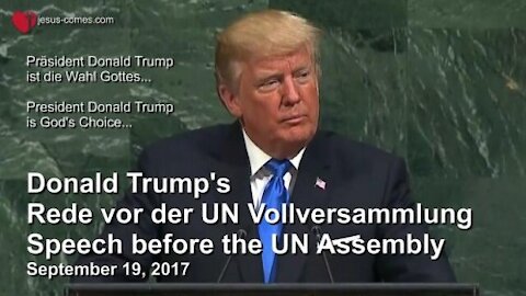 EN & DE ... Donald Trump's Speech before the UN ... Rede vor der UNO ❤️ Untertitel in deutsch