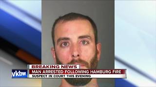 Man arrested in connection to Hamburg fire