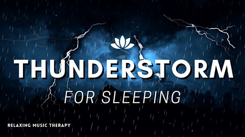 Thunderstorm sounds | Rain and thunder | Rain Storm Sounds | Epic Thunder and Rain, Fall asleep fast