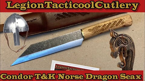 Norse Dragon Seax by Condor Tool & Knife! #seax