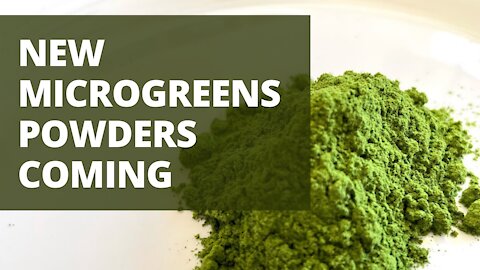 Dehydrated Microgreens Powder Mixology