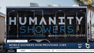 Mobile showers now providing jobs