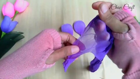 How to Make Nylon Stocking Flowers "Tulips" || Tutorial Bunga Stoking Tulip