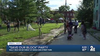 "Save Our Block" block party held in Poppleton