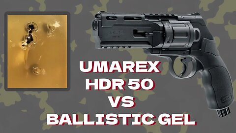 Umarex HDR 50 vs Ballistic Gel (11 Joule Version) 🇬🇧