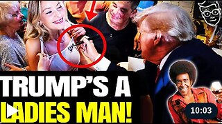 Trump Signs Bartender's Chest in Iowa As Crowd Chants "USA! USA! USA!" | Trump Tosses Pizza 🍕