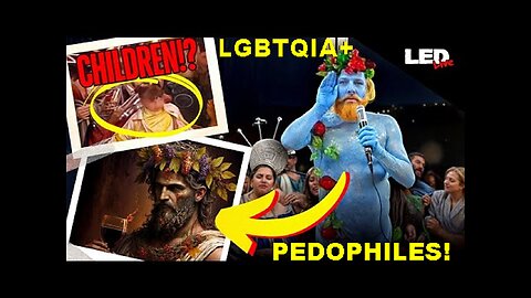 Sick Satanic Pedophile LGBTQIA+ Dancing With Kids at Paris Olympic Ceremony 2024!