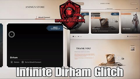 Assassin's Creed Mirage- Infinite Dirham Glitch