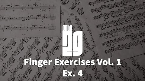 Master Your Piano Skills with Finger Exercises Vol. 1 - Ex. 4 - Piano Sheet Series