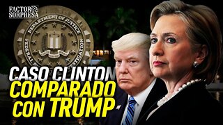 FBI es puesto en tela de juicio al comparar el caso de Hilary Clinton con la redada a Mar-a-lago