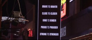 Remembrance ceremony at Fremont Street Experience